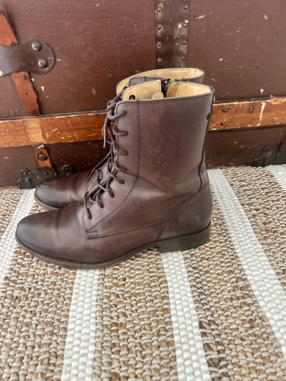 Frye Lace Up Boots